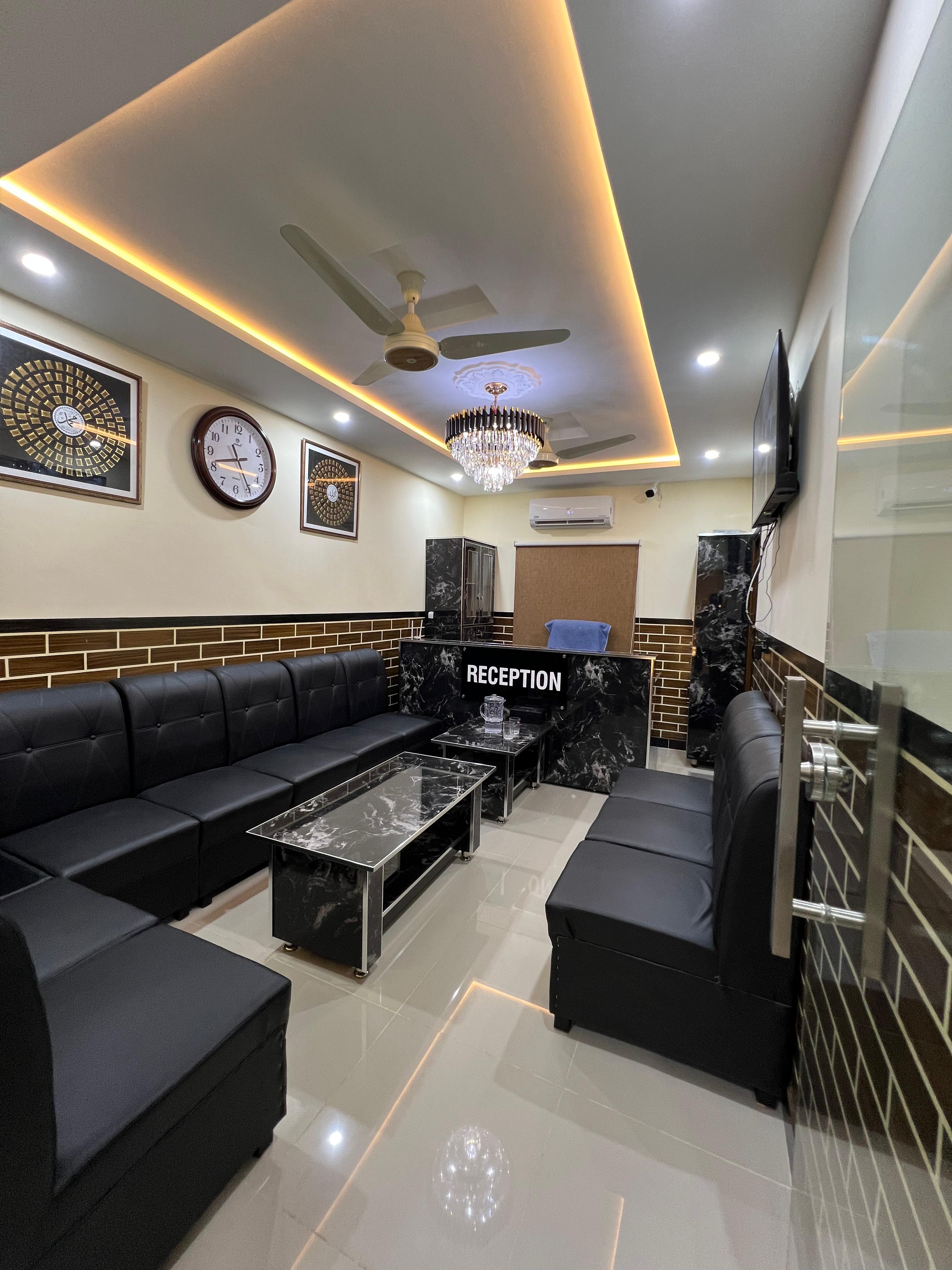 Reception and lobby